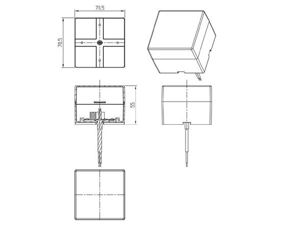 Светодиодный соединительный модуль Эра SML-AC-W-6K-04 Б0050957, изображение 2