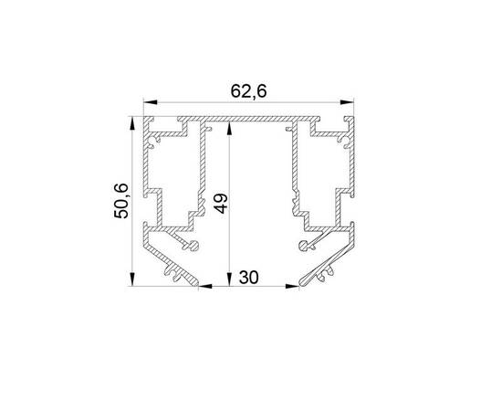Профиль для натяжного потолка Lightstar Teta 505427, изображение 2