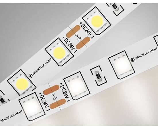 Светодиодная лента Ambrella Light Illumination 24В 5050 14,4Вт/м 3000K 5м IP20 GS4002
