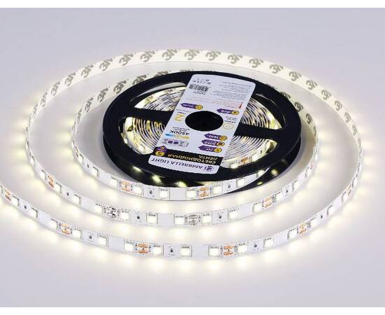 Светодиодная лента Ambrella Light Illumination 24В 5050 14,4Вт/м 3000K 5м IP20 GS4002, изображение 4