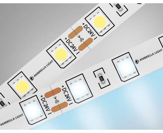 Светодиодная лента Ambrella Light Illumination 24В 5050 14,4Вт/м 6500K 5м IP20 GS4003