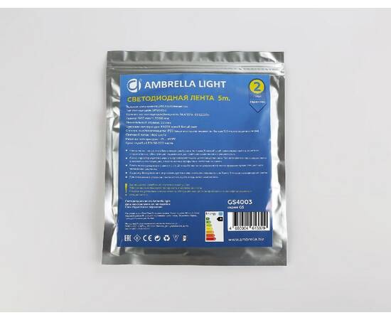 Светодиодная лента Ambrella Light Illumination 24В 5050 14,4Вт/м 6500K 5м IP20 GS4003, изображение 8