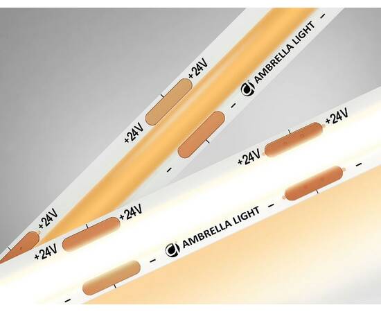 Светодиодная лента Ambrella Light Illumination 24В COB 10Вт/м 3000K 5м IP20 GS4651