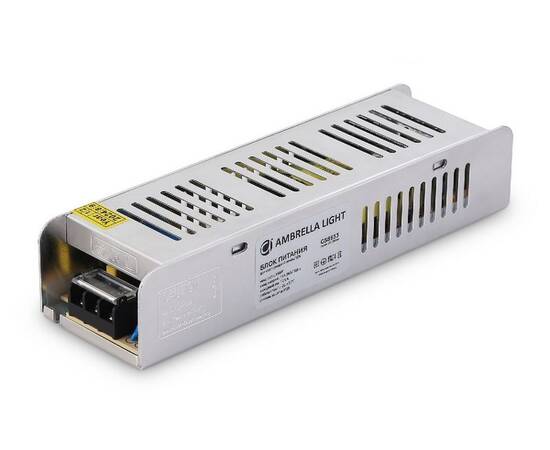 Блок питания с EMC для светодиодной ленты Ambrella Light Illumination 150Вт DC12В 12,5A IP20 GS8653