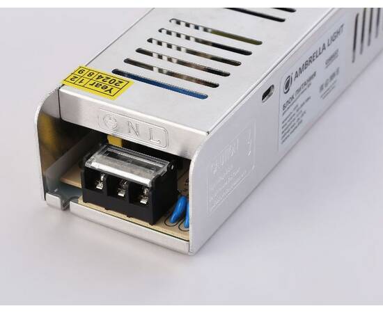 Блок питания с EMC для светодиодной ленты Ambrella Light Illumination 150Вт DC12В 12,5A IP20 GS8653, изображение 3