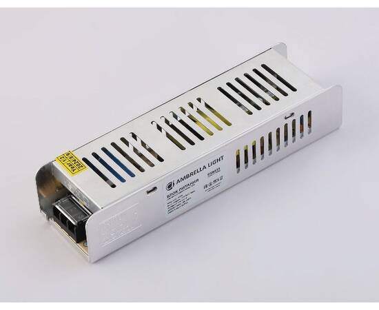 Блок питания с EMC для светодиодной ленты Ambrella Light Illumination 150Вт DC12В 12,5A IP20 GS8653, изображение 4