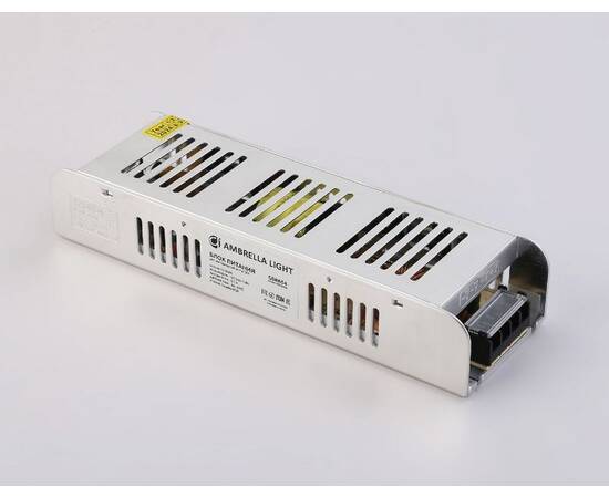 Блок питания с EMC для светодиодной ленты Ambrella Light Illumination 200Вт DC12В 16,7A IP20 GS8654, изображение 5