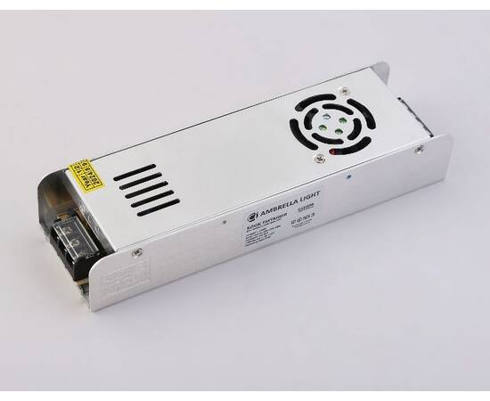 Блок питания с EMC для светодиодной ленты Ambrella Light Illumination 360Вт DC12В 30A IP20 GS8656, изображение 4