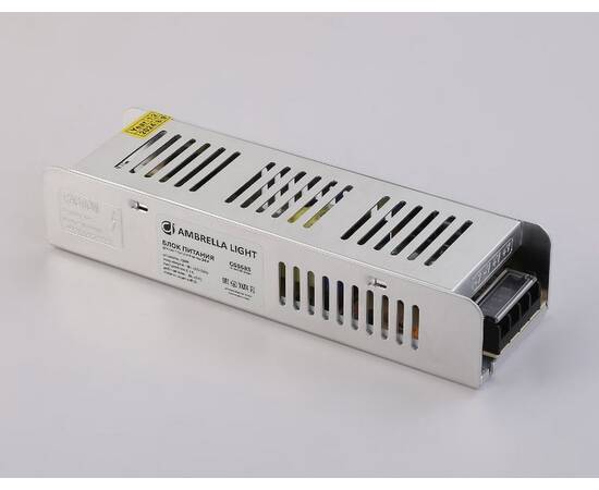 Блок питания с EMC для светодиодной ленты Ambrella Light Illumination 150Вт DC24В 6,3A IP20 GS8683, изображение 4