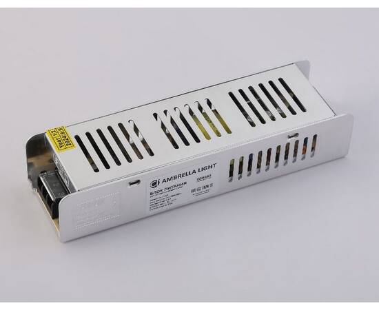 Блок питания с EMC для светодиодной ленты Ambrella Light Illumination 150Вт DC24В 6,3A IP20 GS8683, изображение 5