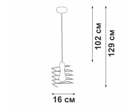 Подвесной светильник Vitaluce V2853-1/1S, изображение 5