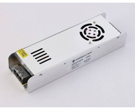 Блок питания с EMC для светодиодной ленты Ambrella Light Illumination 360Вт DC24В 15A IP20 GS8686, изображение 4