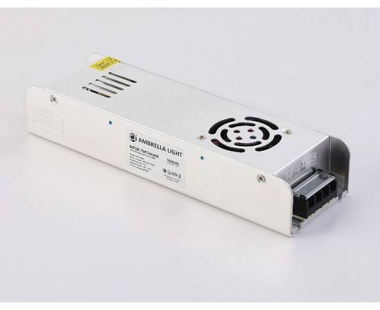 Блок питания с EMC для светодиодной ленты Ambrella Light Illumination 360Вт DC24В 15A IP20 GS8686, изображение 5