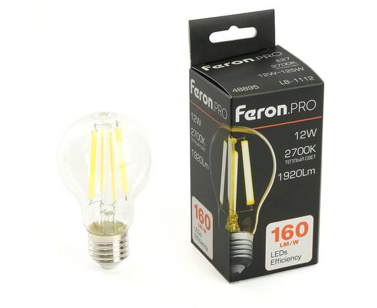 Светодиодная лампа Feron LB-1112 E27 12W 2700K 48895