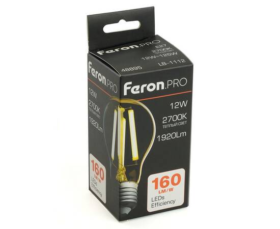 Светодиодная лампа Feron LB-1112 E27 12W 2700K 48895, изображение 7