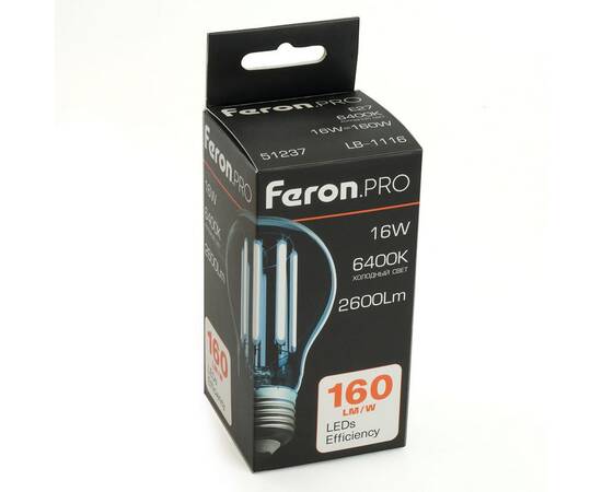 Светодиодная лампа Feron LB-1116 E27 16W 6400K 51237, изображение 8