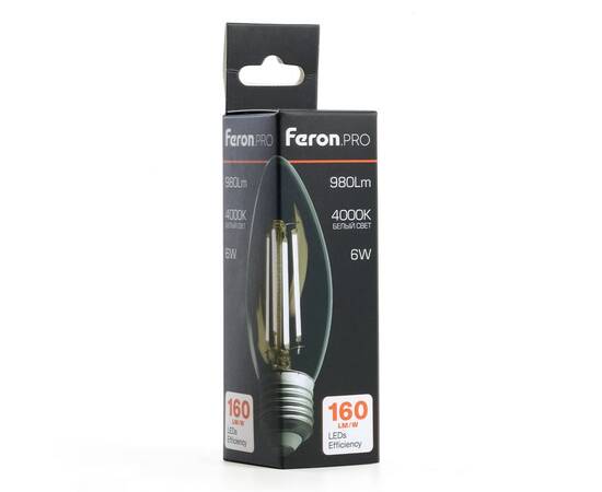 Светодиодная лампа Feron LB-1206 E27 6W 4000K 51239, изображение 7