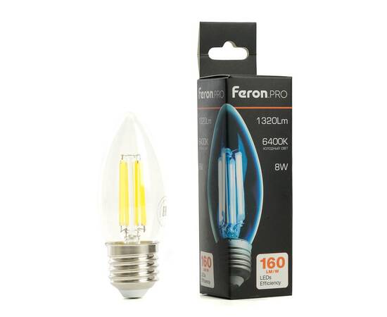 Светодиодная лампа Feron LB-1208 E27 8W 6400K 51243, изображение 8