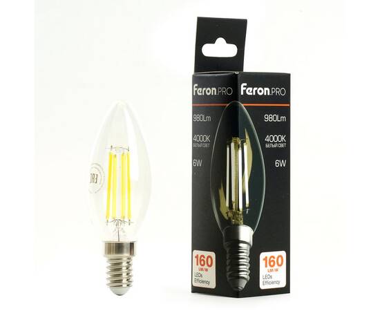 Светодиодная лампа Feron LB-1206 E14 6W 2700K 51244, изображение 8