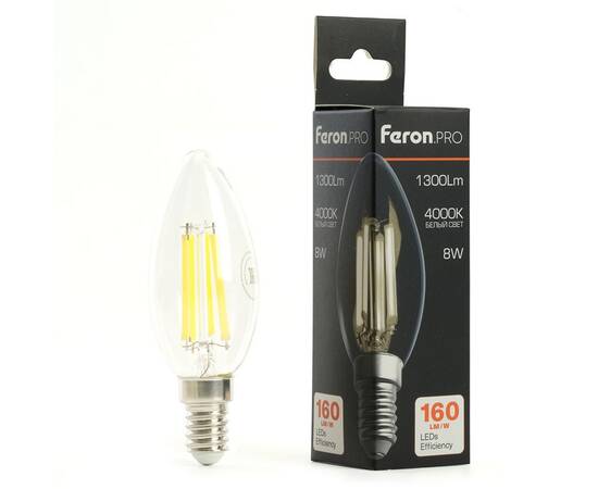 Светодиодная лампа Feron LB-1208 E14 8W 4000K 51248, изображение 6
