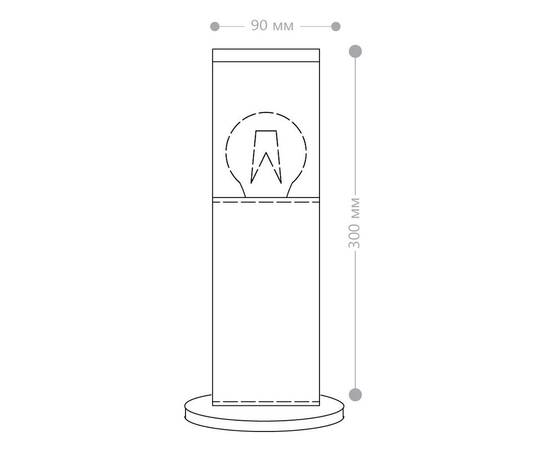 Ландшафтный светильник Feron Бостон DH1303 51332, изображение 2