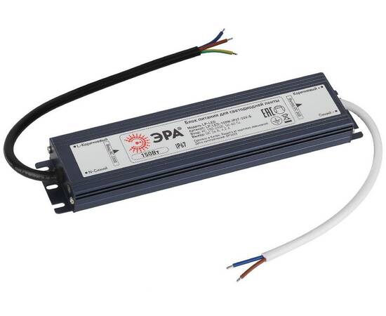 Блок питания Эра 150Вт DC24В 6.2A IP67 LP-LED-150W-IP67-24V-S Б0061146