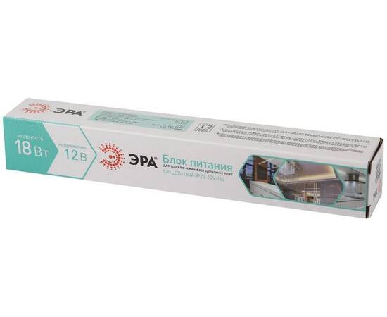 Блок питания Эра 18Вт DC12В 1.5A IP20 LP-LED-18W-IP20-12V-US Б0061149, изображение 4