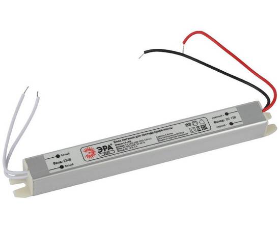 Блок питания Эра 24Вт DC12В 2A IP20 LP-LED-24W-IP20-12V-US Б0061150