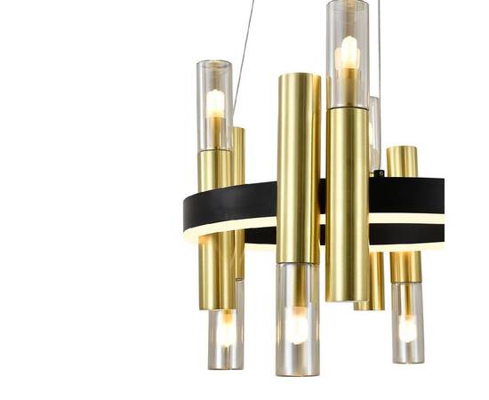 Подвесная люстра Indigo Fiamma 13027/8P Black V000106L, изображение 3