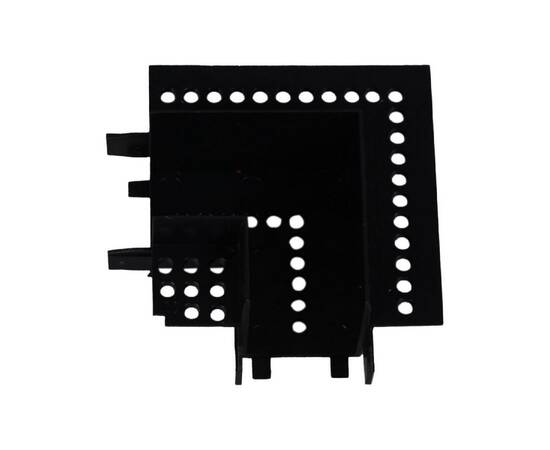 Коннектор Reluce RL 06202 corner connector BK, изображение 3