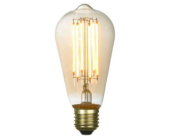 Лампа светодиодная Lussole Е27 6W 2200K янтарная GF-L-764