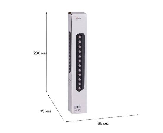 Трековый магнитный светильник Reluce 13002-9.3-001UR magnetic LED12W BK, изображение 3