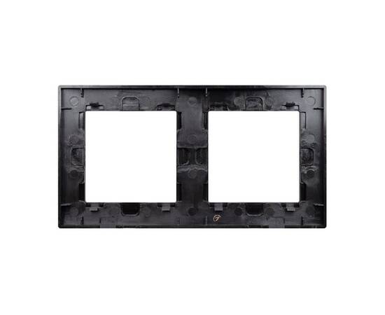 Рамка двухместная Arlight FRM-PRESTO-ALS-2-BK 043855, изображение 2