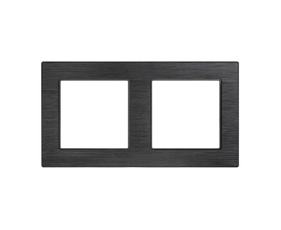 Рамка двухместная Arlight FRM-PRESTO-ALS-2-BK 043855, изображение 3