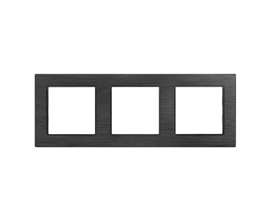Рамка трехместная Arlight FRM-PRESTO-ALS-3-BK 043857, изображение 3