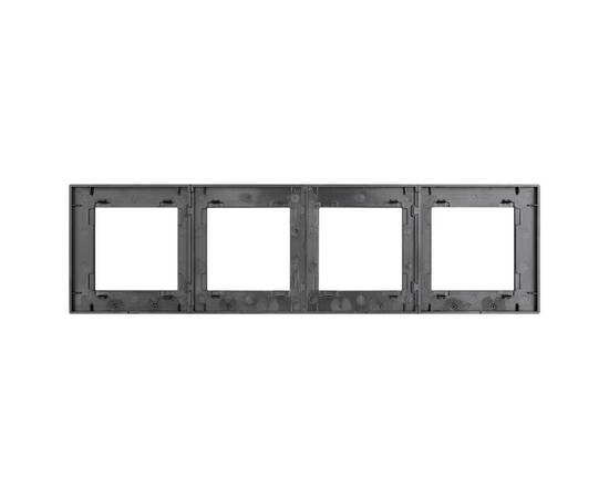 Рамка четырехместная Arlight FRM-PRESTO-ALS-4-BK 043862, изображение 3