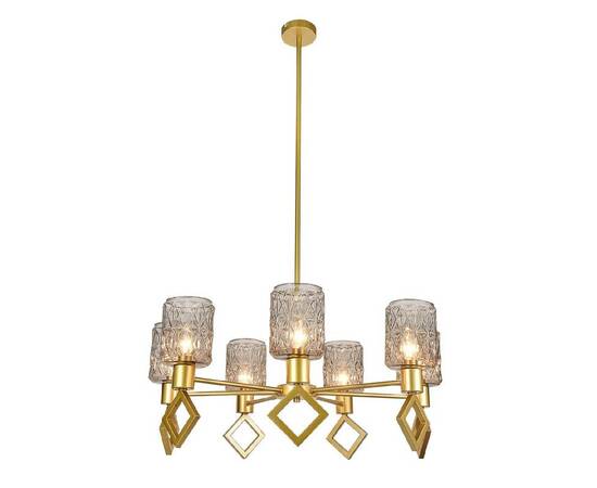 Люстра на штанге Indigo Preda 13025/7R Gold V000470