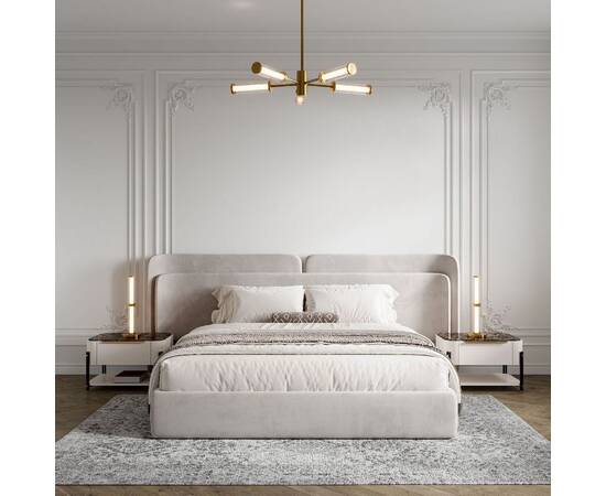 Люстра на штанге Eurosvet Stark 50386/5 LED латунь a067956, изображение 3