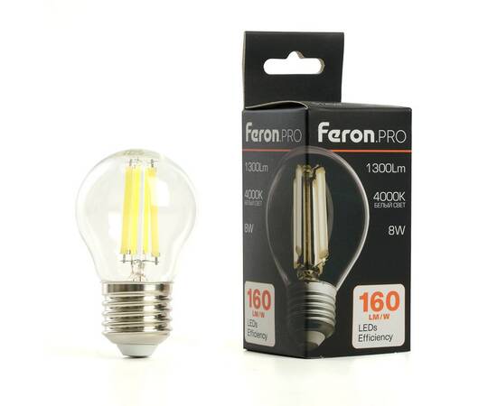 Лампа светодиодная Feron LB-1708 E27 8W 4000K 51254, изображение 8