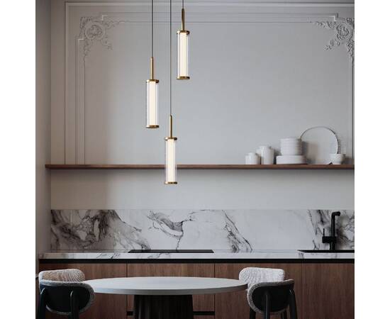 Подвесной светильник Eurosvet Stark 50386/3 LED латунь a067954, изображение 4