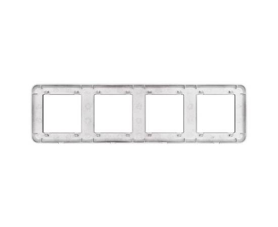 Рамка четырехместная Arlight FRM-VERSA-PL-4-BK 045188, изображение 2