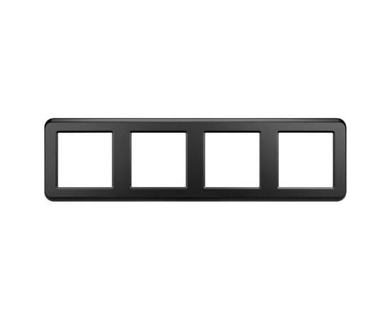 Рамка четырехместная Arlight FRM-VERSA-PL-4-BK 045188, изображение 3