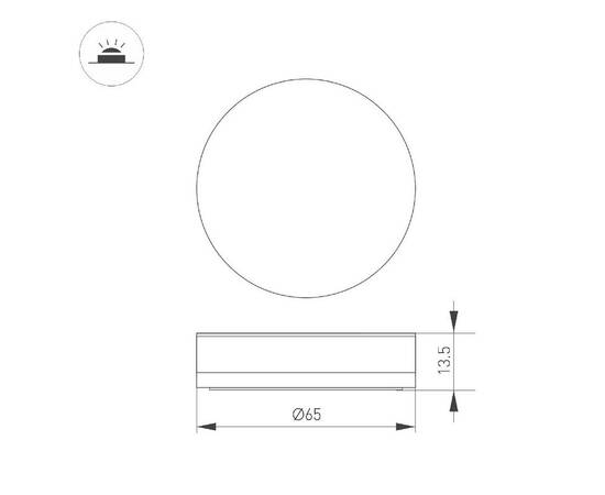 Накладка Arlight ART-DECK-CAP-ROLL-R65 (SL, STEEL) 045347, изображение 3