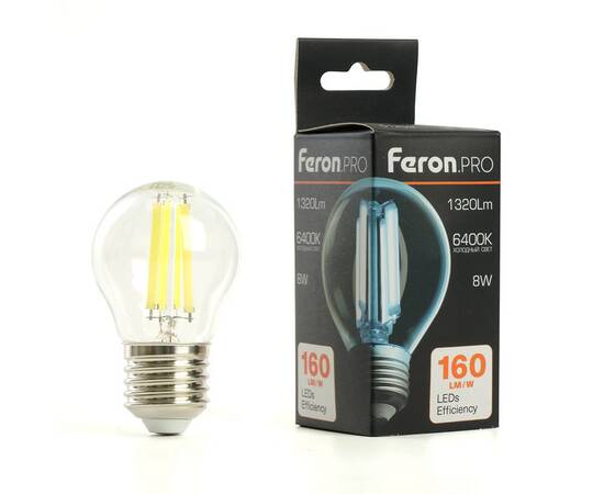 Лампа светодиодная Feron LB-1708 E27 8W 6400K 51255, изображение 8