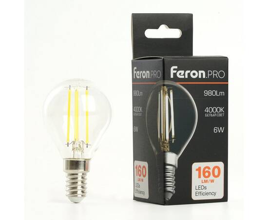 Лампа светодиодная Feron LB-1706 E14 6W 4000K 51257, изображение 7
