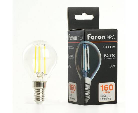 Лампа светодиодная Feron LB-1706 E14 6W 6400K 51258, изображение 8