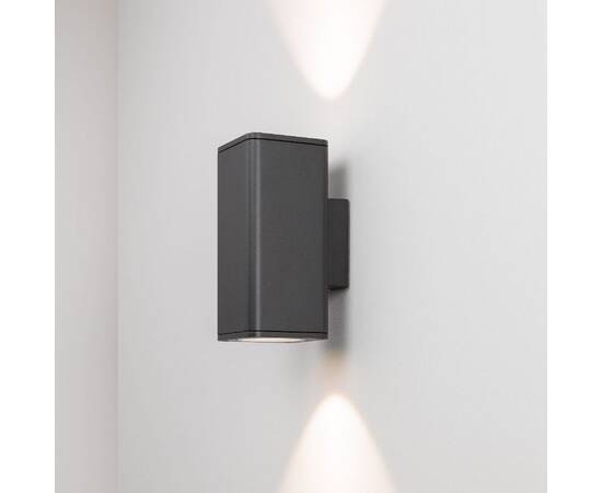 Уличный настенный светильник Arlight LGD-EVO-WALL-TWIN-S100x100-2x12W Warm3000 (GR, 44 deg, 230V) 04, изображение 2