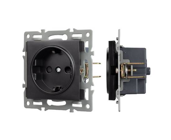 Механизм электрической розетки Arlight SCT-MEU1-PL-BK (250V, 16A) 043731