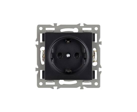 Механизм электрической розетки Arlight SCT-MEU1-PL-BK (250V, 16A) 043731, изображение 2