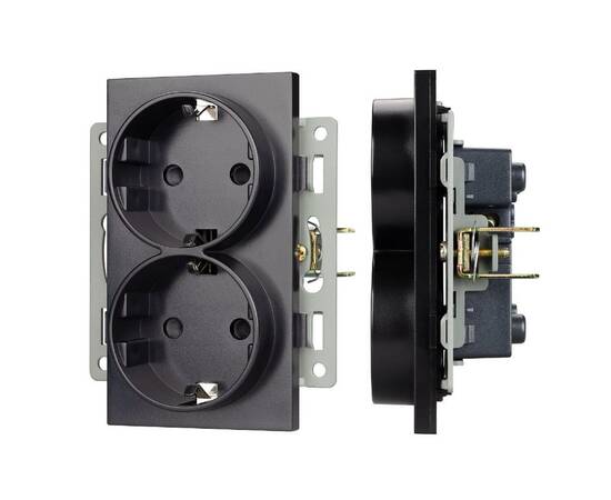 Механизм электрической розетки Arlight SCT-MEUD-PL-BK (250V, 16A) 043765